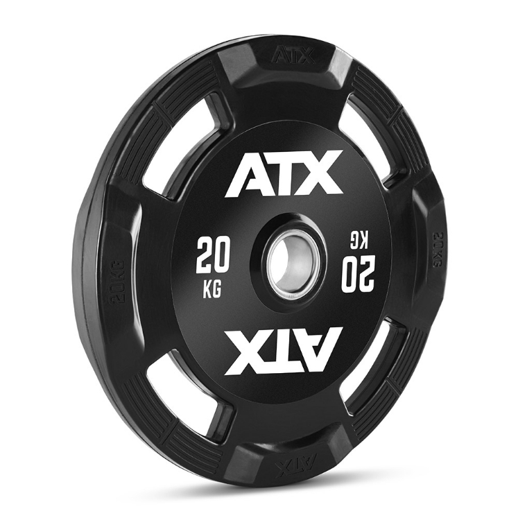 Poza cu Disc de greutăți Gummi-Gripper 50 mm ATX Logo 20 kg