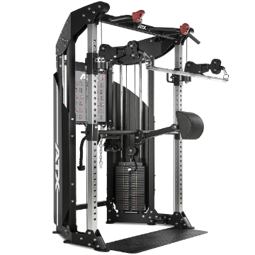 Poza cu ATX Dual Pulley Functional Trainer 2×90 kg – Stație Multifuncțională Profesională cu Cabluri