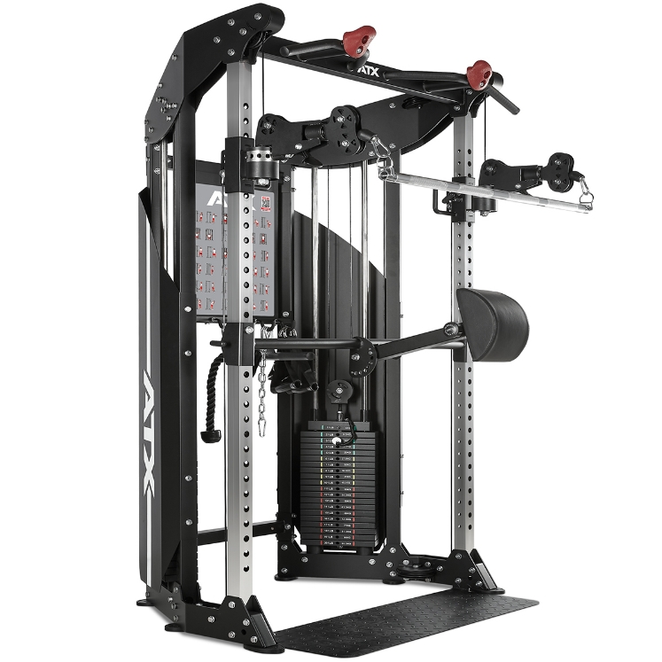 Poza cu ATX Dual Pulley Functional Trainer 2×90 kg – Stație Multifuncțională Profesională cu Cabluri