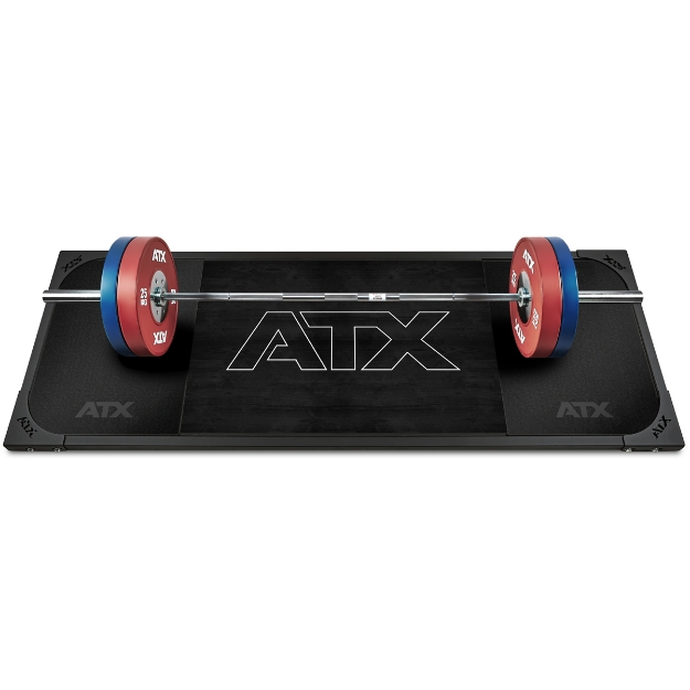 Poza cu Platforma Deadlift Profesionala ATX® 250 x 88 cm cu Sistem de Absorbtie a Socurilor – ATX Black