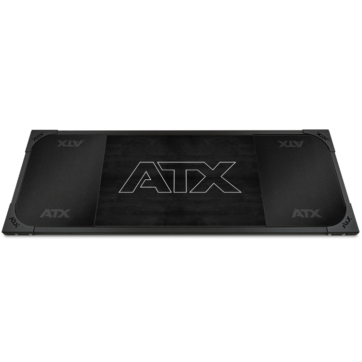 Poza cu Platforma Deadlift Profesionala ATX® 250 x 88 cm cu Sistem de Absorbtie a Socurilor – ATX Black