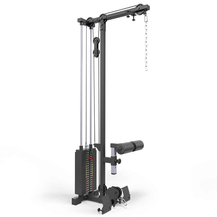 Poza cu ATXR Lat Pulldown & Low Row LTO-520 cu Pachet de Greutăți 100 kg – Extensie pentru Power Rack
