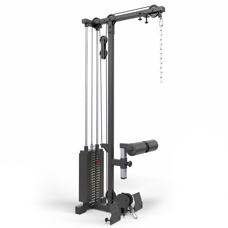 Poza cu ATXR Lat Pulldown & Low Row LTO-510 cu Pachet de Greutăți 100 kg – Extensie pentru Power Rack