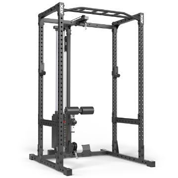 Poza cu ATX Power Rack 510 Stație completă cu stație pentru tracțiuni lat și 100 kg greutăți placate - Înălțime 198 cm