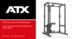 Poza cu ATX Power Rack 510 Stație completă cu stație pentru tracțiuni lat și 100 kg greutăți placate - Înălțime 198 cm