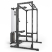 Poza cu ATX Power Rack 510 Stație completă cu stație pentru tracțiuni lat și 100 kg greutăți placate - Înălțime 198 cm