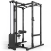 Poza cu ATX Power Rack 510 Stație completă cu stație pentru tracțiuni lat și 100 kg greutăți placate - Înălțime 198 cm