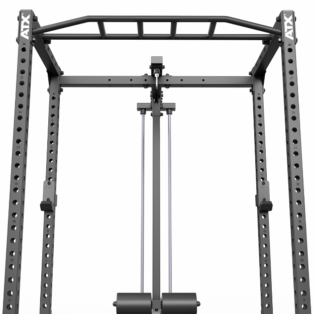 Poza cu ATX Power Rack 510 Stație completă cu stație pentru tracțiuni lat și 100 kg greutăți placate - Înălțime 198 cm