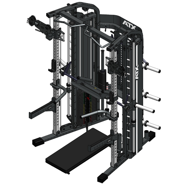 Poza cu ATX Monster 2.0 – Stație Multifuncțională All-in-One Profesională cu Smith Machine și Functional Traine