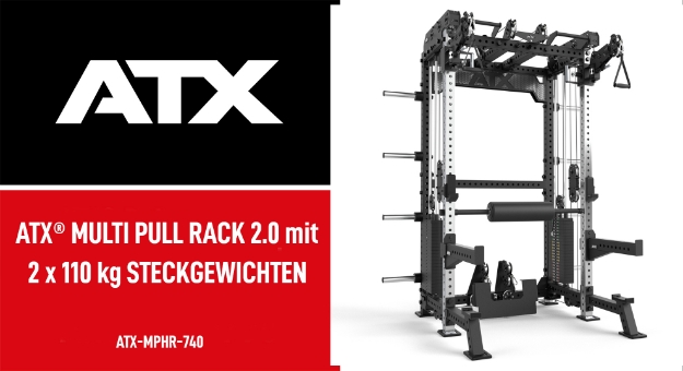 Poza cu ATX Multi Pull Rack 2.0 cu 2 x 110 kg greutati pe stift