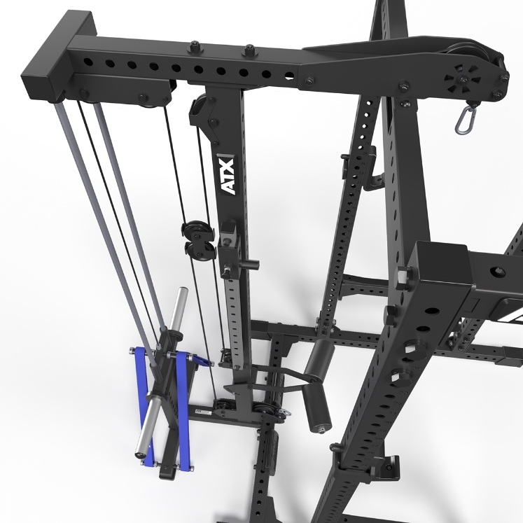Poza cu ATX Lat Pulldown - helcometru opțional pentru greutăți cu discuri - Accesoriu profesional antrenamente