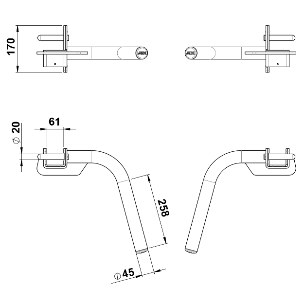 Poza cu ATX Dip Barren 600 Series