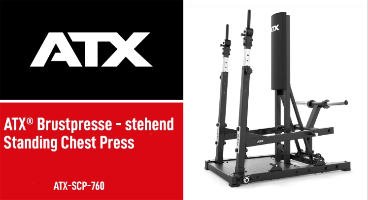 Poza cu ATX Standing Chest Press SCP-760 – Aparat Profesional pentru Împins la Piept din Poziție Verticală