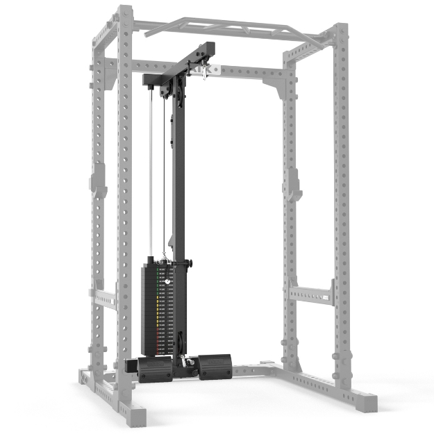 Poza cu ATX Latzug Option 640 cu greutati pe stiva - 194 cm inaltime