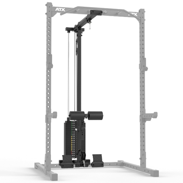 Poza cu ATX Latzug-Anbauoption cu 100 kg greutăți selectabile pentru Half Rack HRX-510