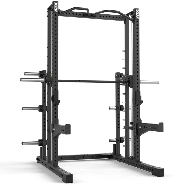 Poza cu ATX Multipress MPX-780 – Multipresă Profesională cu Half Rack și Smith Machine
