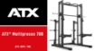 Poza cu ATX Multipress MPX-780 – Multipresă Profesională cu Half Rack și Smith Machine