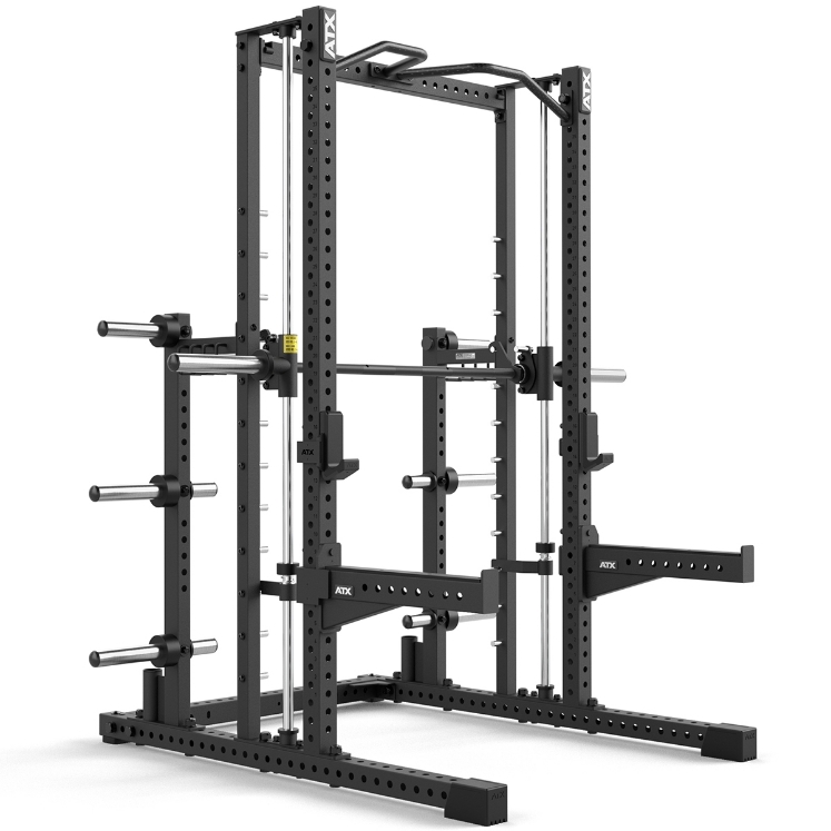 Poza cu ATX Multipress MPX-780 – Multipresă Profesională cu Half Rack și Smith Machine