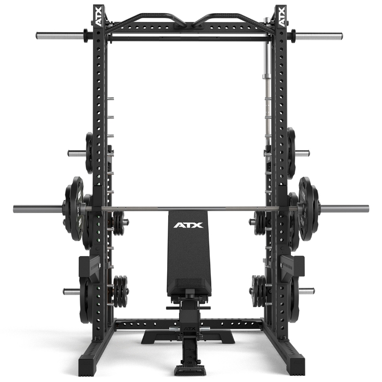 Poza cu ATX Multipress MPX-780 – Multipresă Profesională cu Half Rack și Smith Machine
