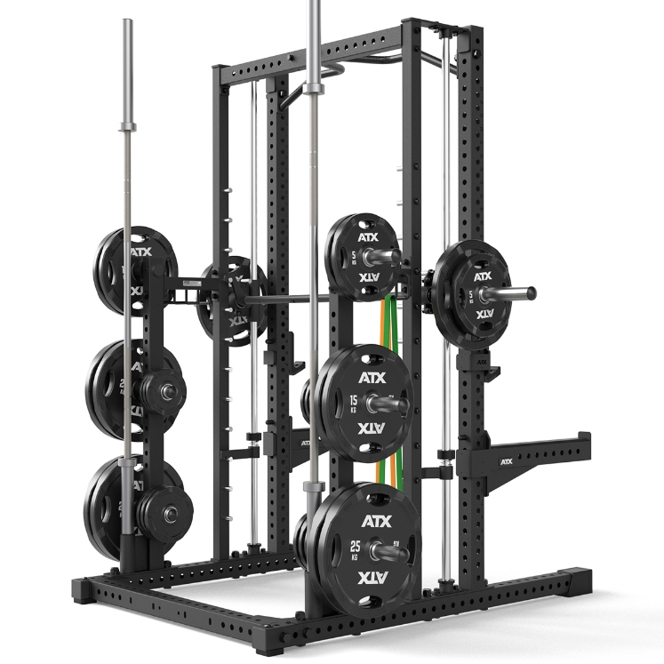 Poza cu ATX Multipress MPX-780 – Multipresă Profesională cu Half Rack și Smith Machine