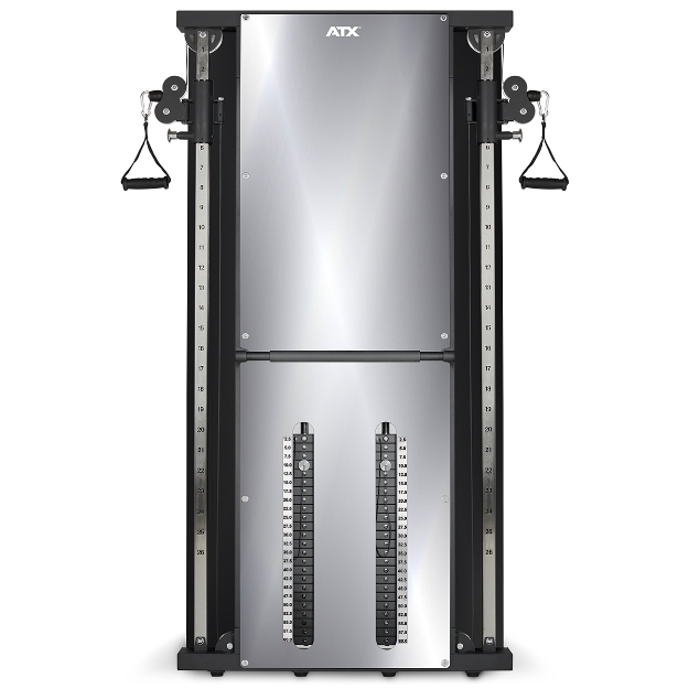 Poza cu ATX Duale Statia de Tractiune la Perete cu Oglinda, 2 x 60 kg greutati – ATX-WFT-M2500