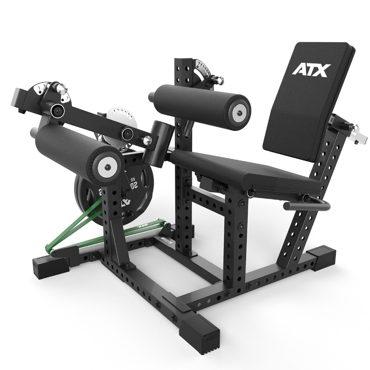 Poza cu ATX Leg Extension & Leg Curl Combo Seated BCO-680 – Aparat Profesional pentru Cvadricepși și Femurali