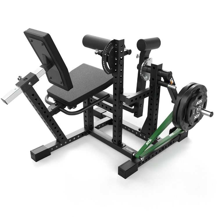 Poza cu ATX Leg Extension & Leg Curl Combo Seated BCO-680 – Aparat Profesional pentru Cvadricepși și Femurali