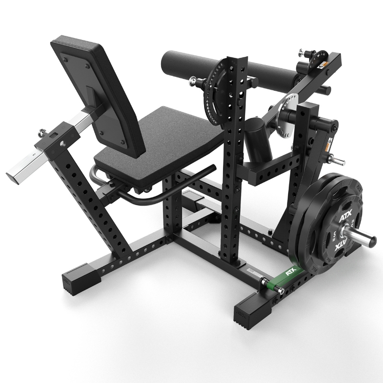 Poza cu ATX Leg Extension & Leg Curl Combo Seated BCO-680 – Aparat Profesional pentru Cvadricepși și Femurali