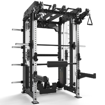 Poza cu ATX Smith Machine Multi Pull Half Rack – Stație Multifuncțională Profesională cu Functional Trainer și 2 x 110 kg