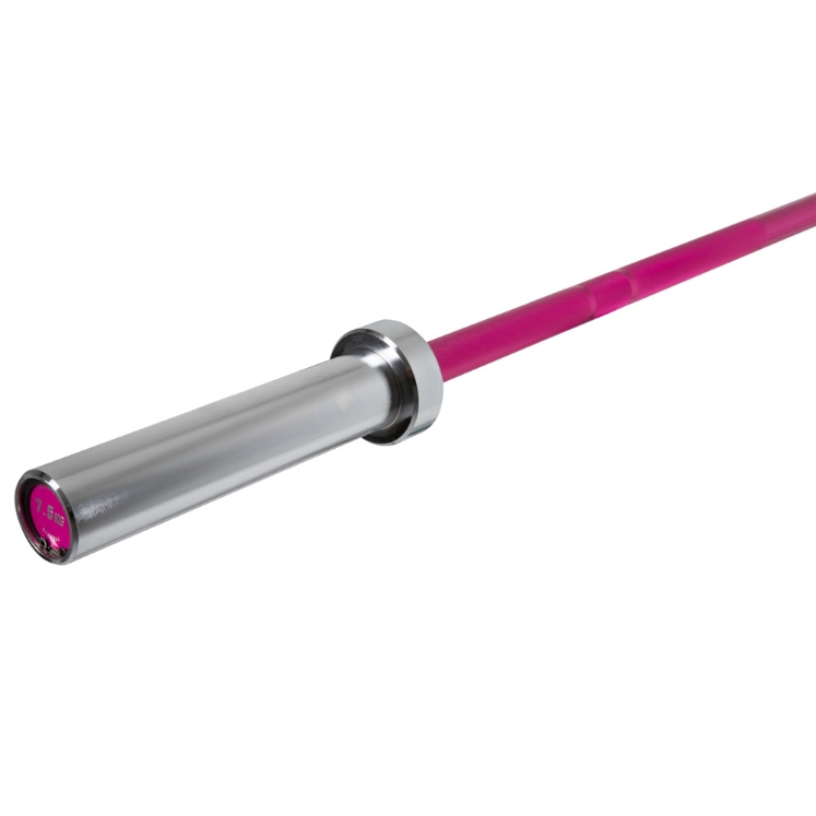 Poza cu Technik Bar 7,5 kg Roz - Bara Hantel din Aluminiu Extra Usoara