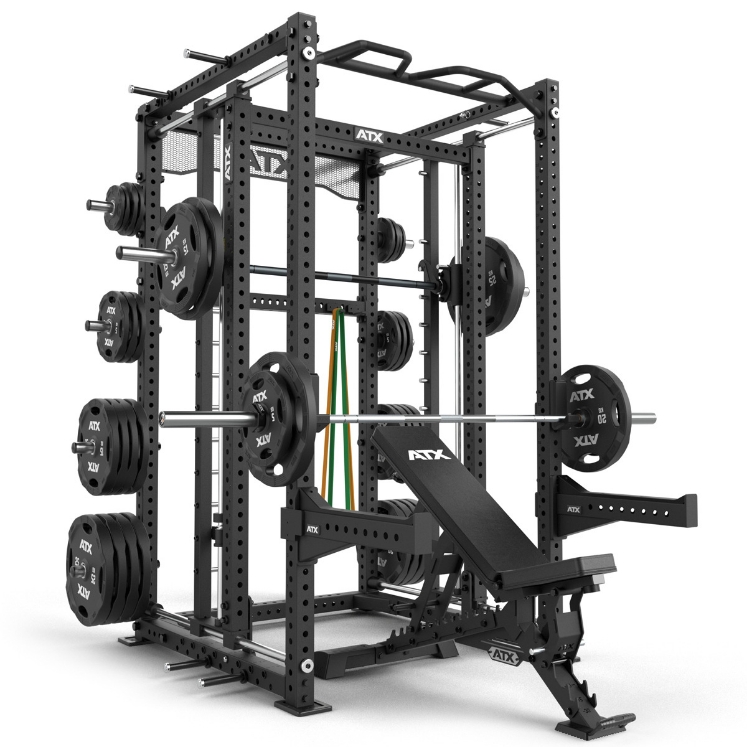 Poza cu ATX Power Smith Rack Profesional – Rack Multifuncțional cu Smith Machine