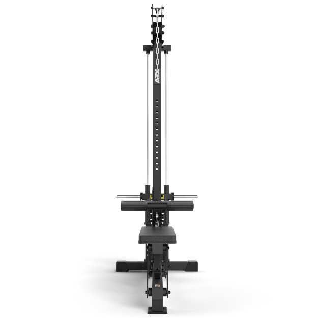Poza cu ATX Lat Pulldown & Low Row LPL-700 – Aparat Profesional cu Încărcare pe Discuri