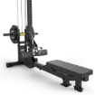 Poza cu ATX Lat Pulldown & Low Row LPL-700 – Aparat Profesional cu Încărcare pe Discuri