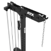 Poza cu ATX Lat Pulldown & Low Row LPL-700 – Aparat Profesional cu Încărcare pe Discuri