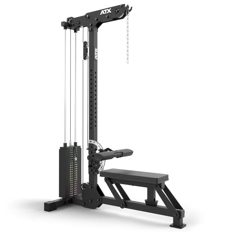 Poza cu ATX Lat Pulldown & Row Machine LMSW-700 – Helcometru Profesional cu Ramat la Cablu