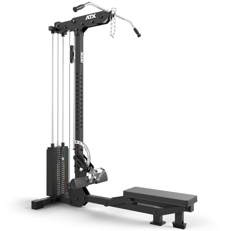 Poza cu ATX Lat Pulldown & Row Machine LMSW-700 – Helcometru Profesional cu Ramat la Cablu