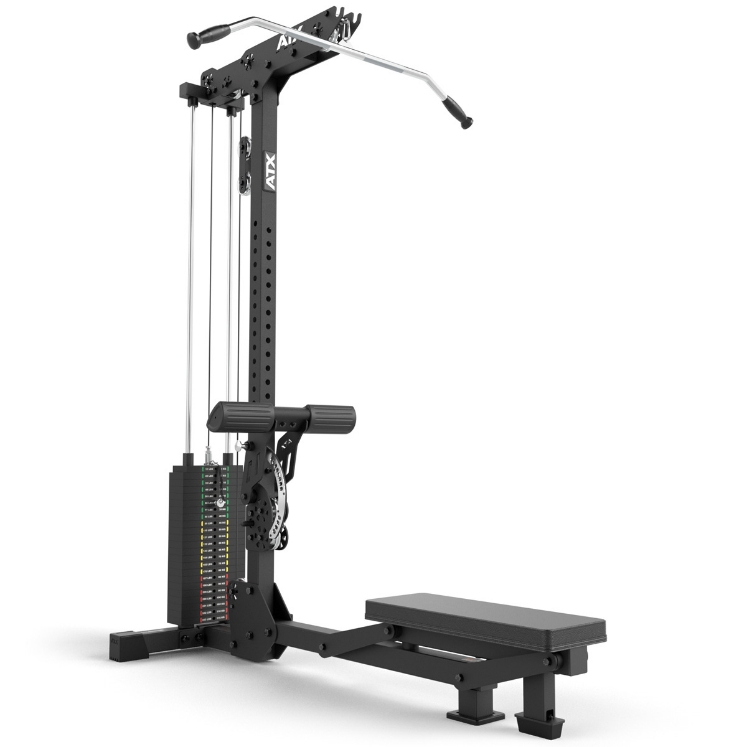 Poza cu ATX Lat Pulldown & Row Machine LMSW-700 – Helcometru Profesional cu Ramat la Cablu