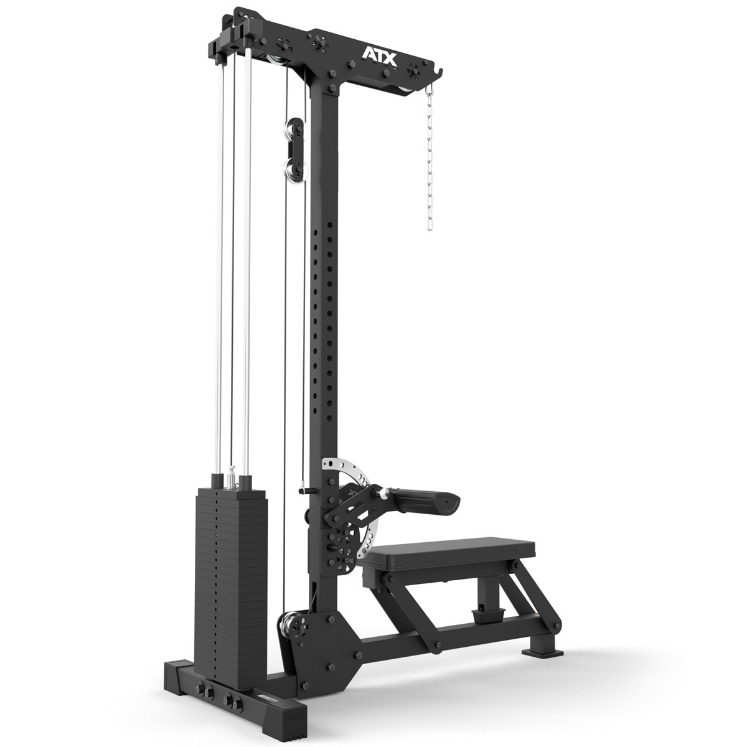 Poza cu ATX Lat Pulldown & Row Machine LMSW-700 – Helcometru Profesional cu Ramat la Cablu