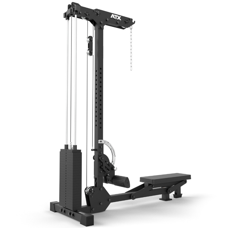 Poza cu ATX Lat Pulldown & Row Machine LMSW-700 – Helcometru Profesional cu Ramat la Cablu