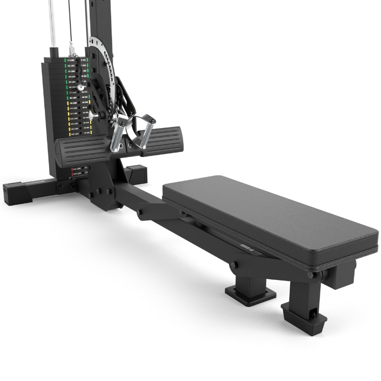Poza cu ATX Lat Pulldown & Row Machine LMSW-700 – Helcometru Profesional cu Ramat la Cablu