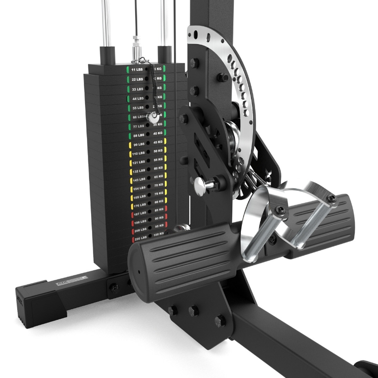 Poza cu ATX Lat Pulldown & Row Machine LMSW-700 – Helcometru Profesional cu Ramat la Cablu