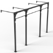 Poza cu ATX Functional Wall Rig 700 Standard 3 – Rig Profesional de Perete pentru Functional Training și Cross Training