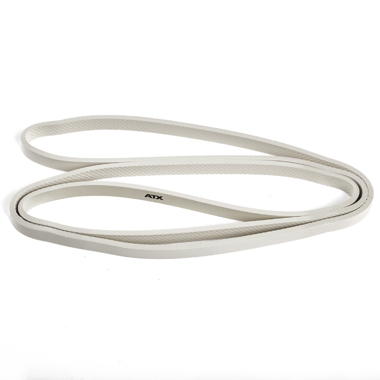 Poza cu Bandă de Rezistență ATX® Short Power Band Level 2 Albă – Elastică pentru Antrenament Funcțional