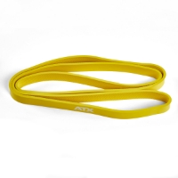 Poza cu Bandă de Rezistență ATX® Short Power Band Level 3 Galbenă – Elastică pentru Antrenament Funcțional