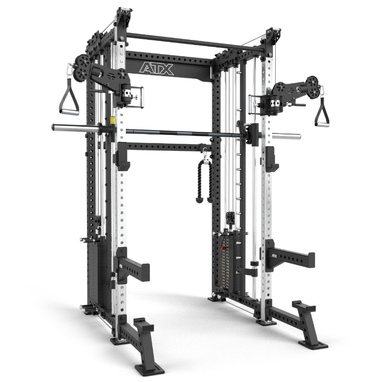 Poza cu ATX Cable Smith Rack SRX-650 – Stație Multifuncțională Profesională cu Smith Machine și 2 x 90 kg