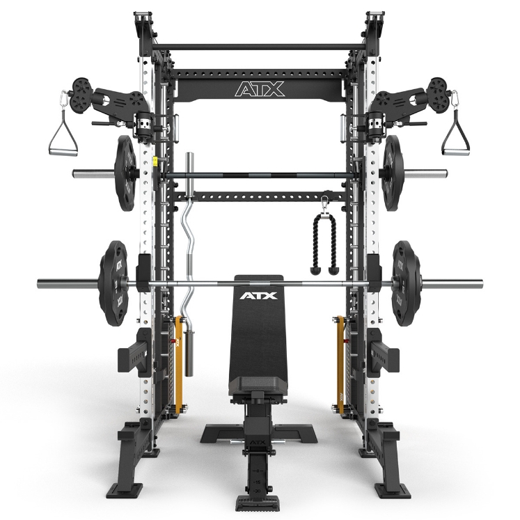 Poza cu ATX Cable Smith Rack SRX-650 – Stație Multifuncțională Profesională cu Smith Machine și 2 x 90 kg