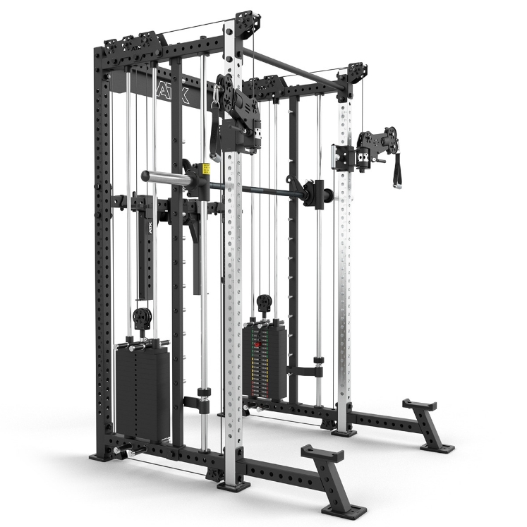 Poza cu ATX Cable Smith Rack SRX-650 – Stație Multifuncțională Profesională cu Smith Machine și 2 x 90 kg