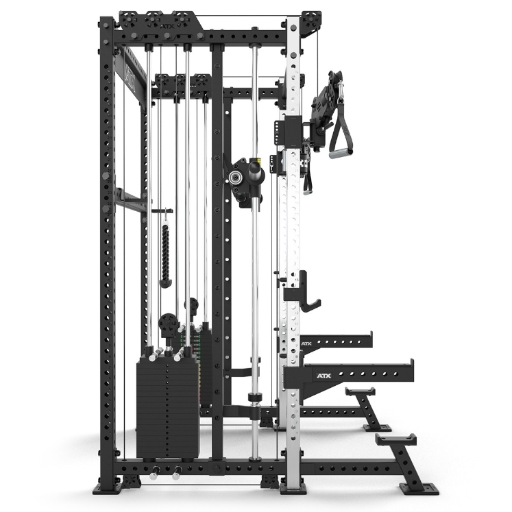 Poza cu ATX Cable Smith Rack SRX-650 – Stație Multifuncțională Profesională cu Smith Machine și 2 x 90 kg