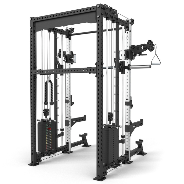 Poza cu ATX Cable Smith Rack SRX-650 – Stație Multifuncțională Profesională cu Smith Machine și 2 x 90 kg