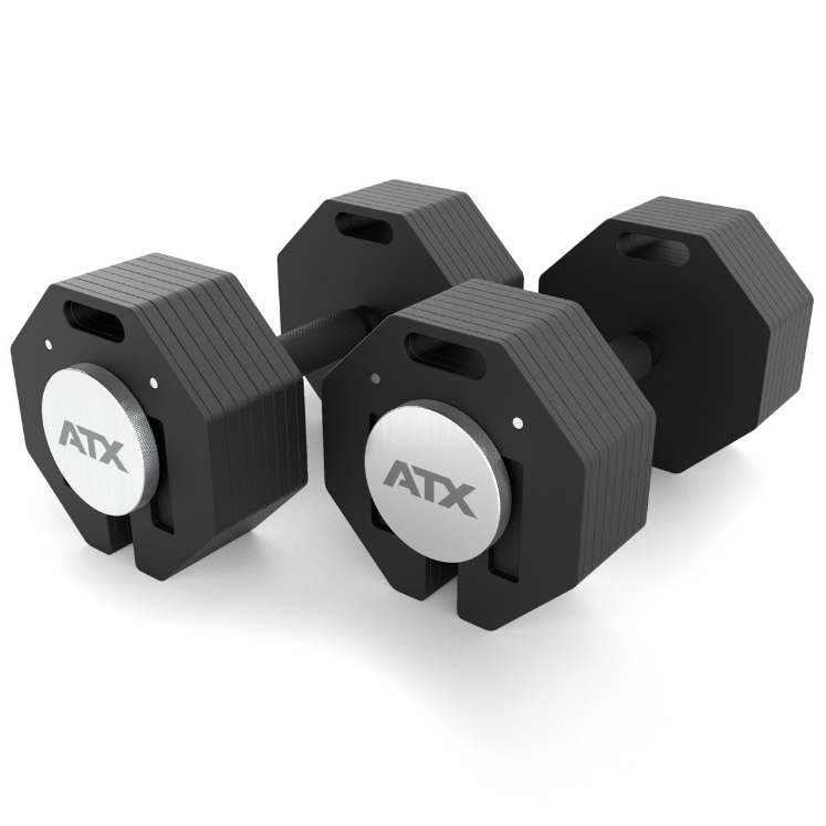 Poza cu Gantere Reglabile ATX Octa 2 × 36 kg – Set Profesional